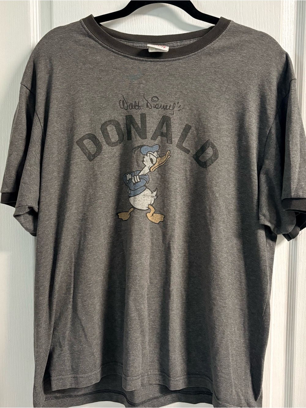 Disney Donald Graphic Tee - Charcoal Gray